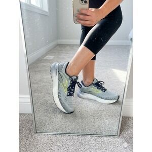 Brooks Womens Glycerin 20 1203691B416 Gray Blue Sneakers Size 7.5 B